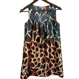 Impeccable Pig Animal Print Tunic. Sleeveless. Size Small. Great Condition!!
